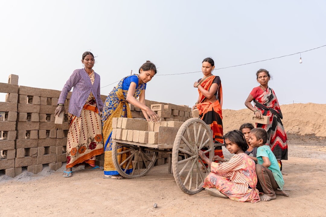 young people in village